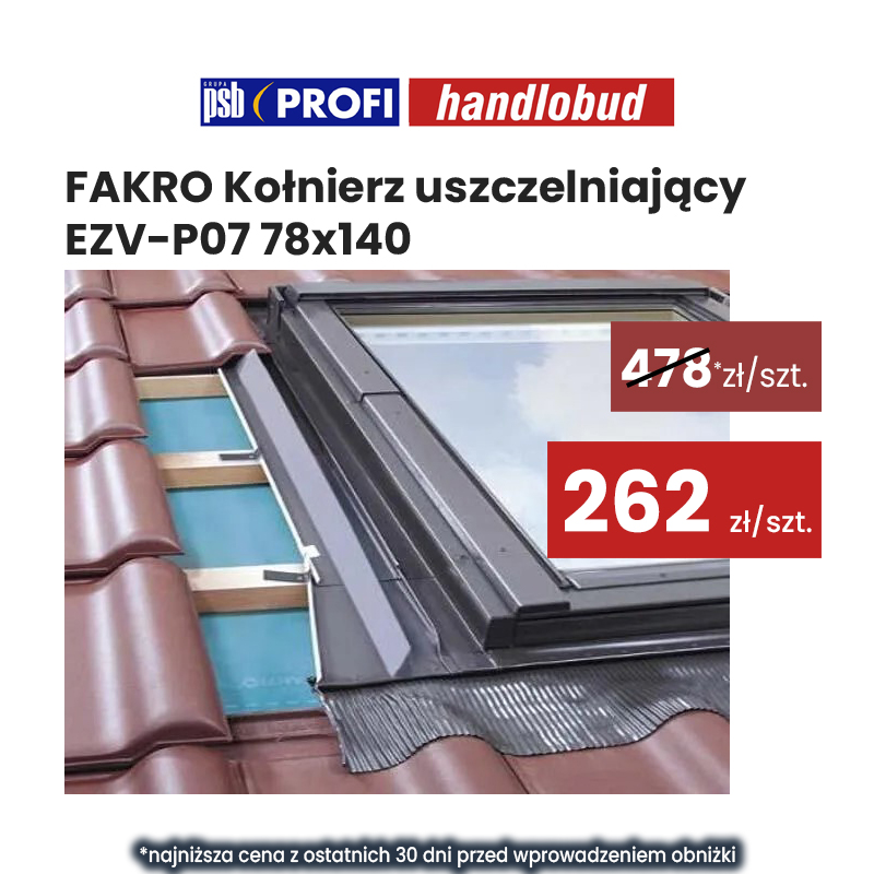 Kołnierz uszczelniający FAKRO EZV-P07 (78x140 cm)